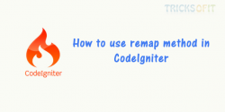 How to use remap method in CodeIgniter